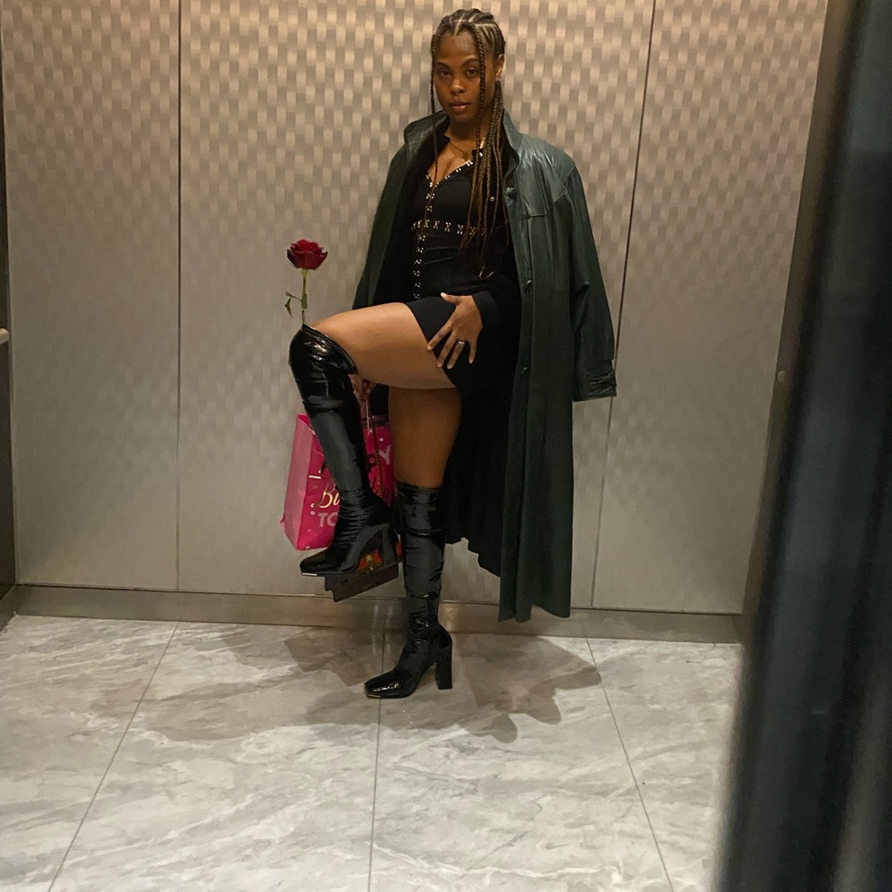 Black Knee High boot